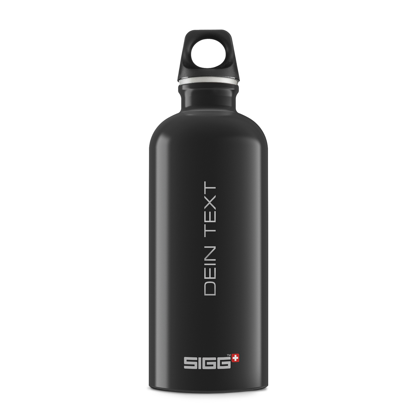 SIGG Trinkflasche "Traveller" 600ml in Schwarz