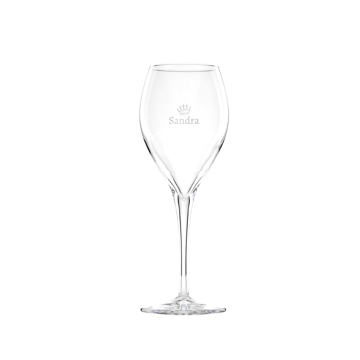 Weißwein Glas Serie "Calice", Gravur