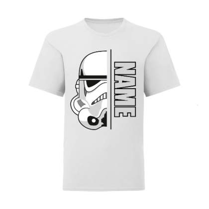 T-Shirt Star Wars Stormtrooper halbiert für Kinder
