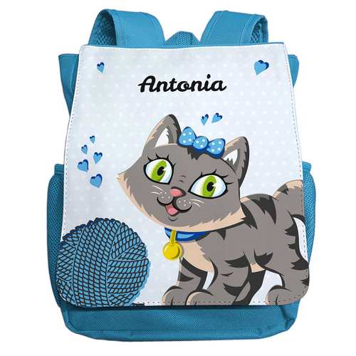 Kinderrucksack Motiv "Katze" personalisierbar