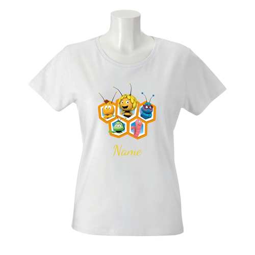 Damen T-Shirt "Biene Maja - Friends Waben"