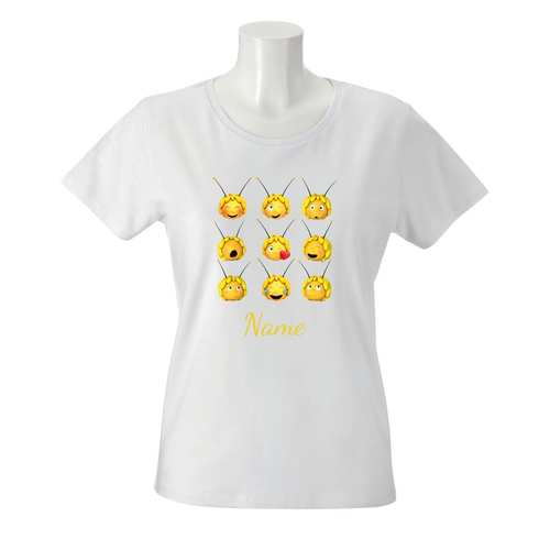 Damen T-Shirt "Biene Maja - Grimassen"