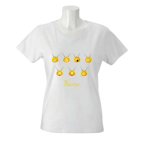 Damen T-Shirt "Biene Maja - Maja Wochentage"