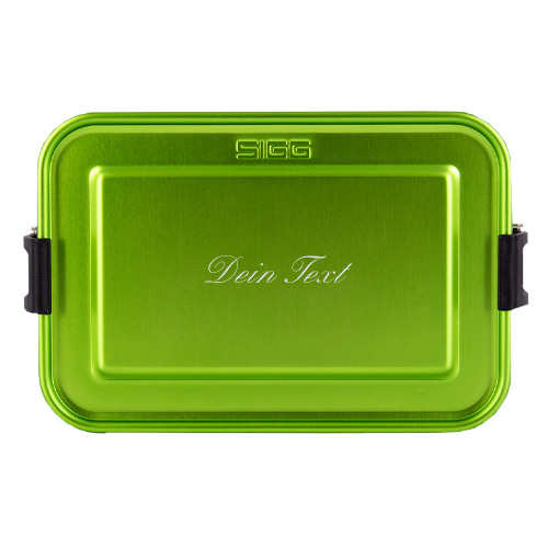 SIGG Lunchbox aus Metall in Grün