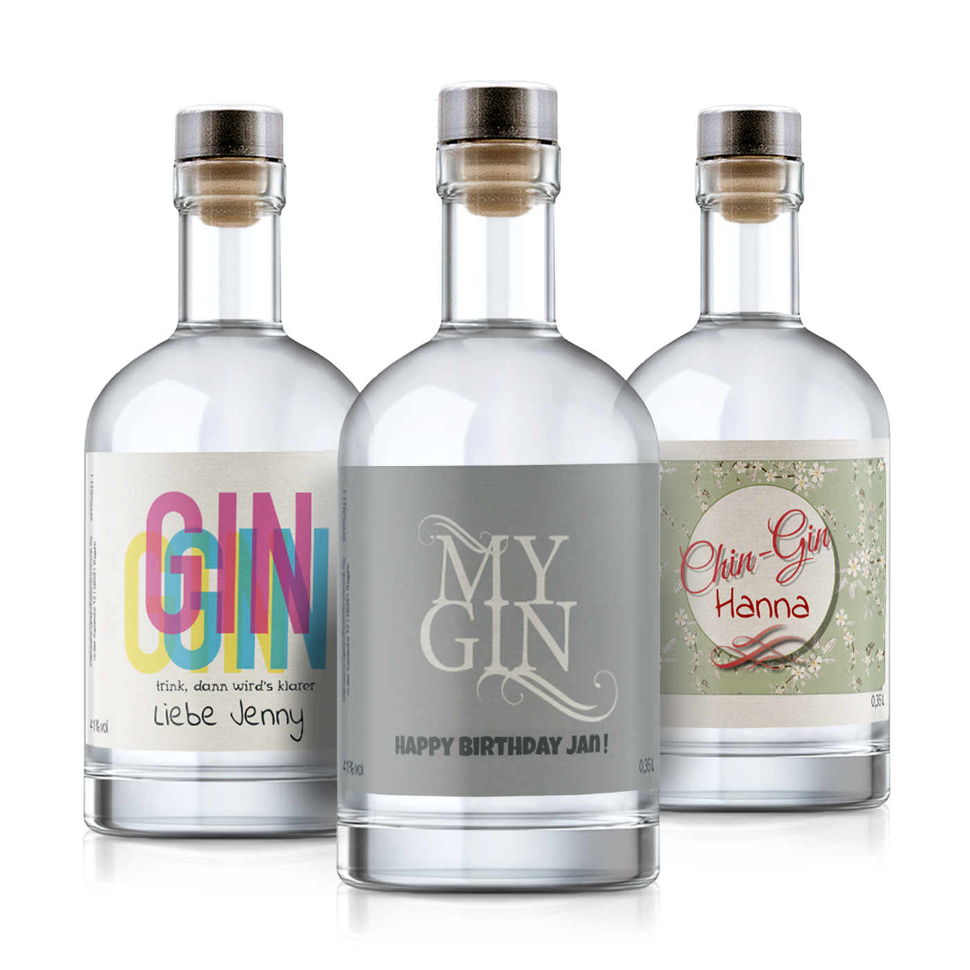 Personalisierter Gin bedruckt